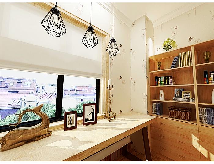 威海陽光水岸裝修案例_123平三室兩廳裝修設(shè)計(jì)